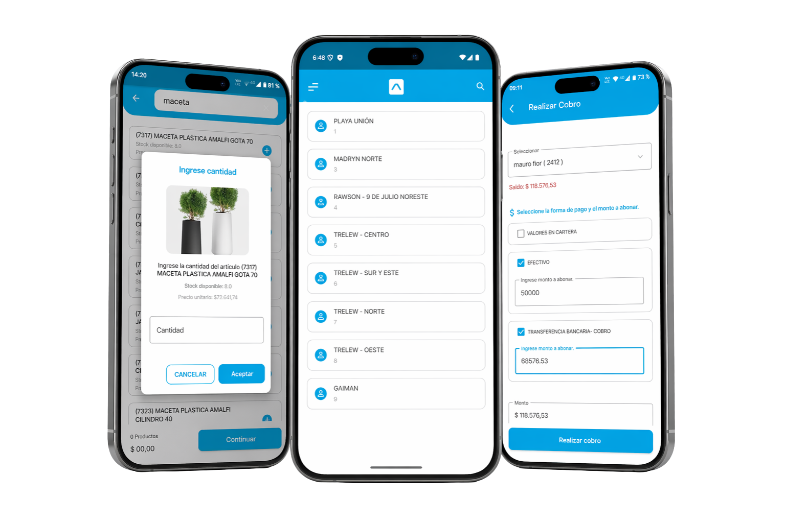 AGIS Ventas — App pedidos y cobranzas