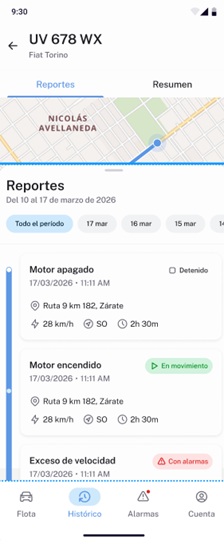 Mapa en vivo