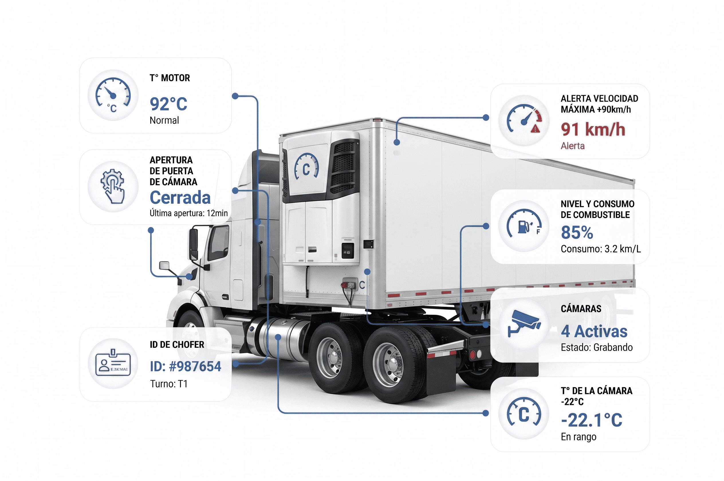 Rastreo Satelital para Alimentos y Refrigerados — America GIS