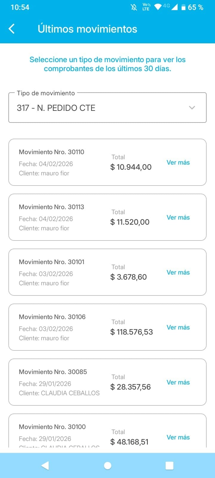 AGIS Ventas - Clientes
